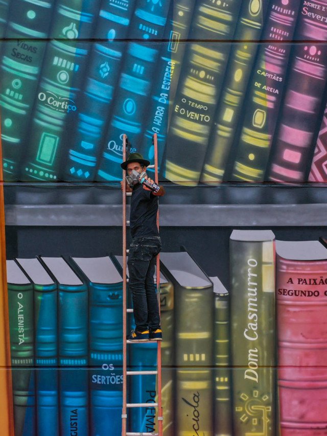 Grafites do Kobra para fãs de livros