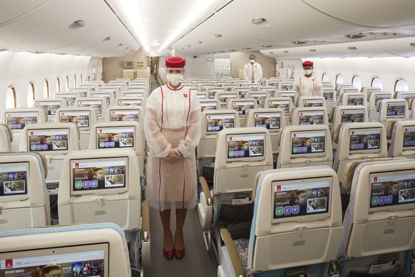 Emirates terá voo especial só para vacinados
