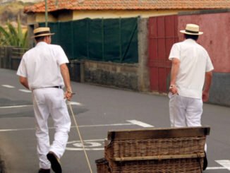 carro de cesto, Funchal, Portugal