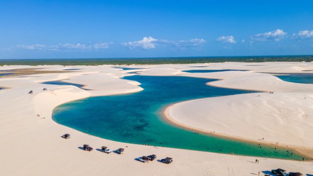 Aerial,View,Of,Lençóis,Maranhenses,National,Park,-,Barreirinhas,,Maranhão,