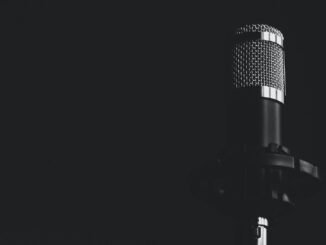 grayscale condenser microphone