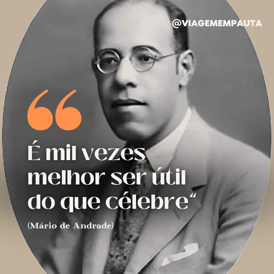 5 frases realistas do Mário de Andrade - Viagem em Pauta