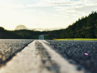 gray concrete road