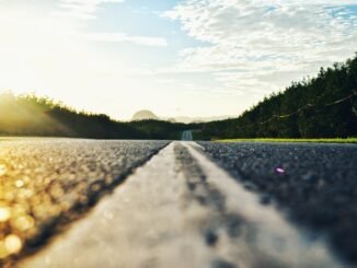 gray concrete road