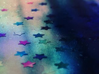 assorted color star decor on wall