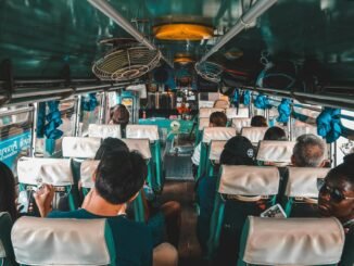 people sitting inside bus