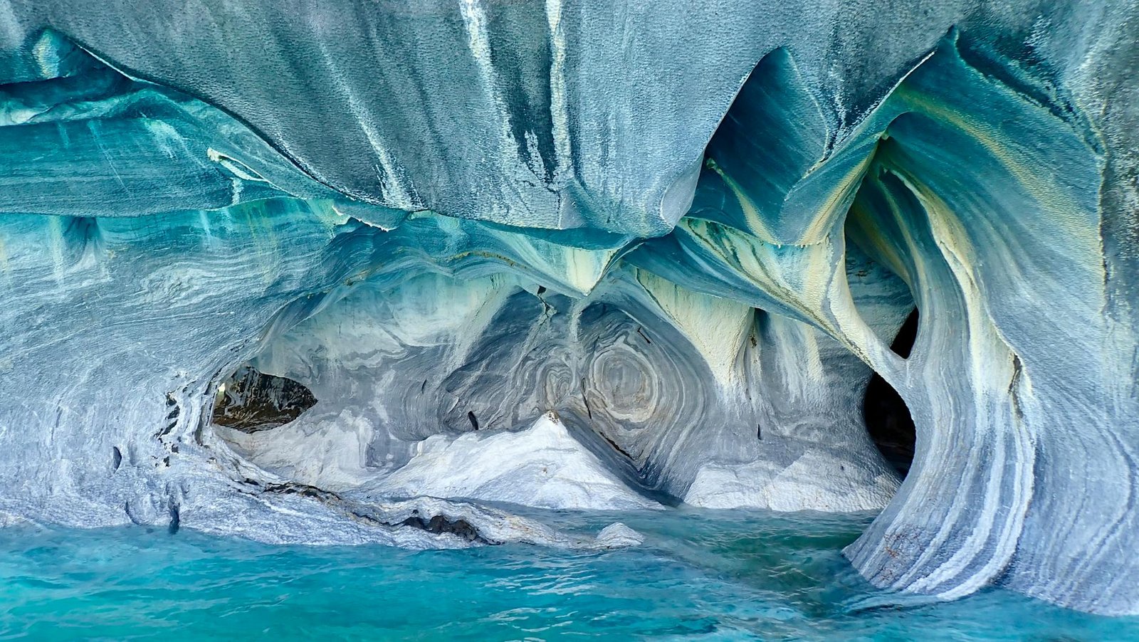 stunning marble caves of patagonia chile